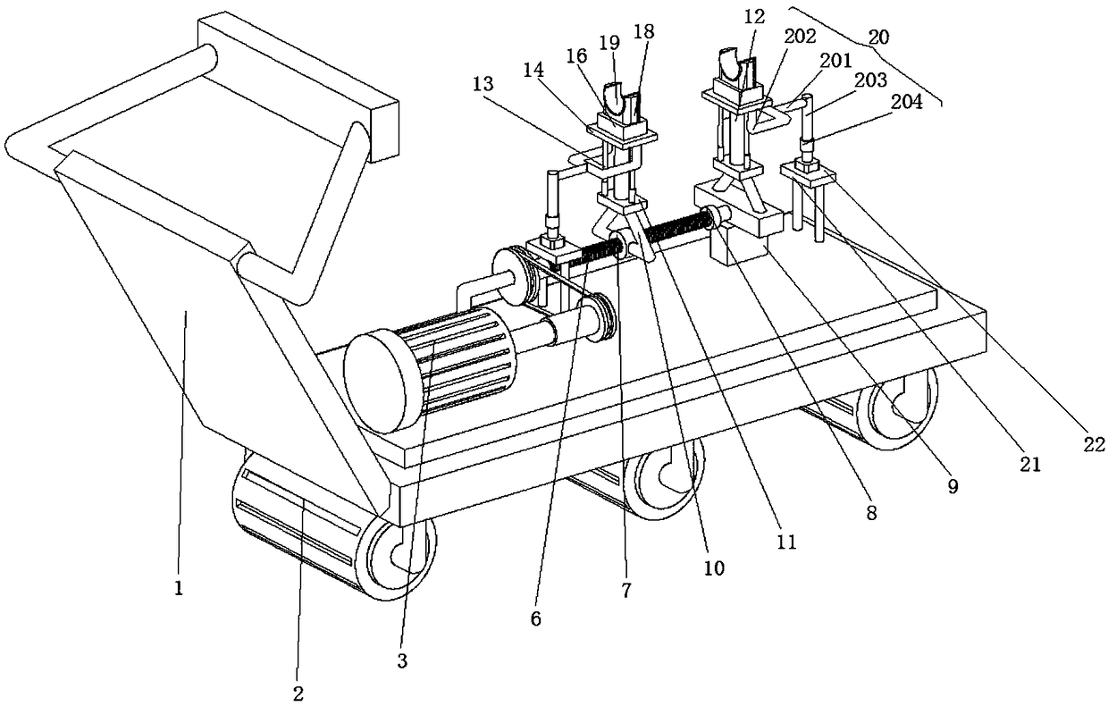 Industrial sewage discharge pipe connecting assembly