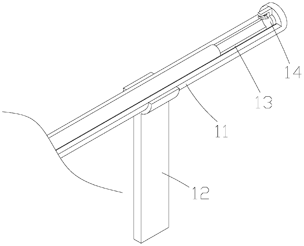 Reinforcing steel bar cutting-off machine for construction