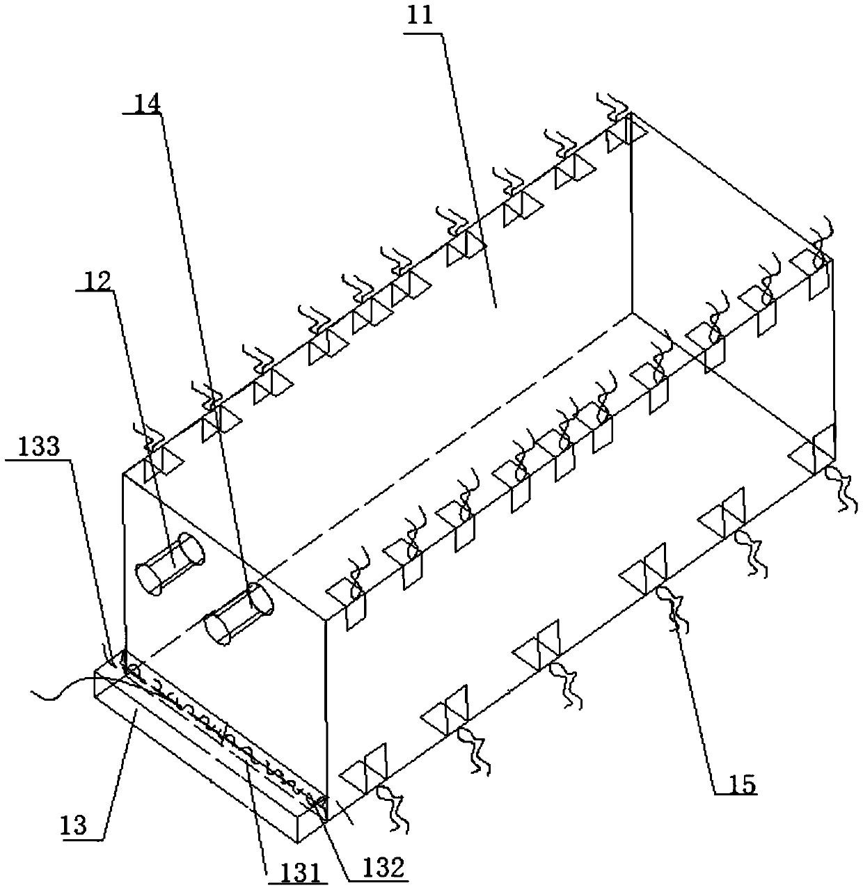 A transport and distribution system for starch