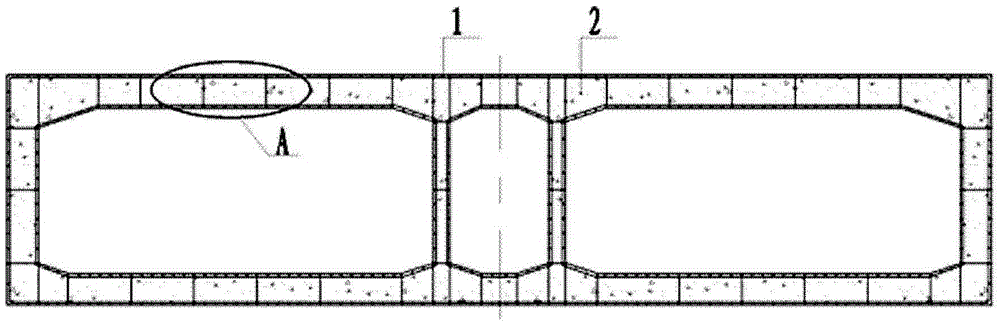 Pipe-joint steel shell and concrete combined structure for immersed tunnel and manufacturing method thereof