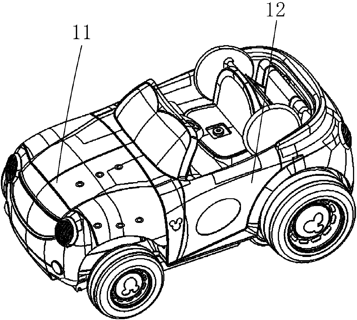 Deformation toy car