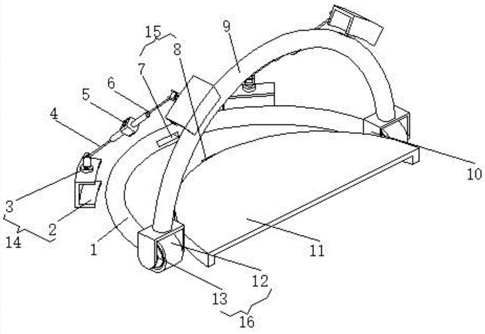 Special protective device for tooth preparation in dental clinical field