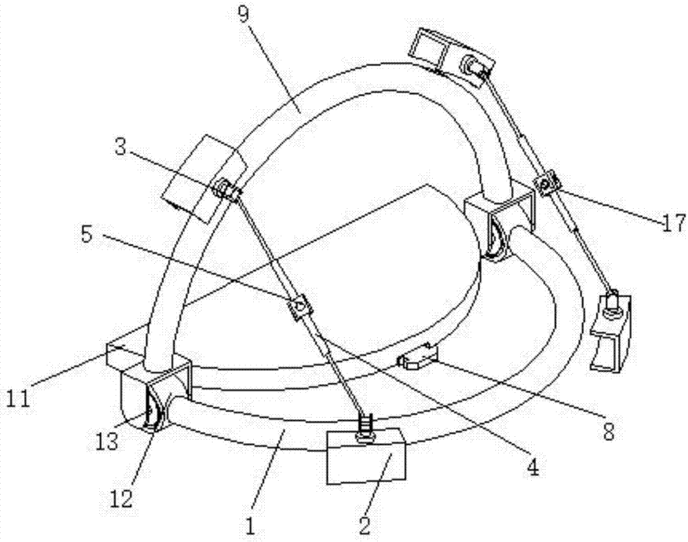 Special protective device for tooth preparation in dental clinical field