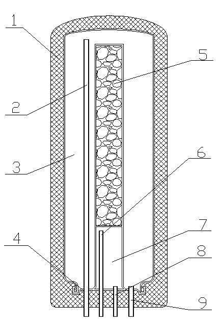 Heat storage water tank