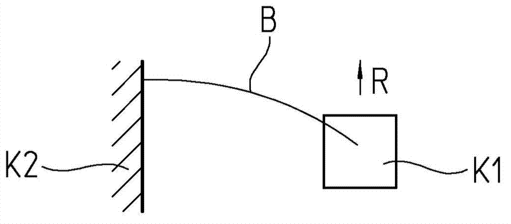 Guide having passive gravity compensation and vertically movably mounted platform