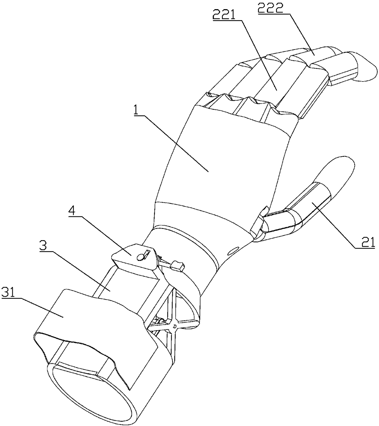 Limb massage equipment for orthopaedics