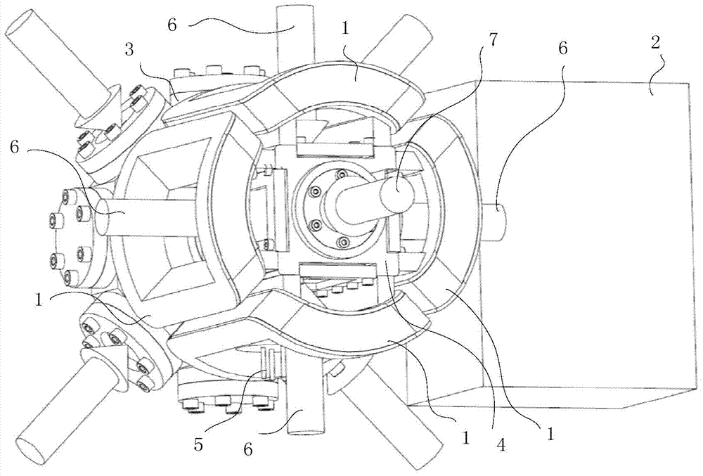 Two-dimensional magnetic-optical trap system