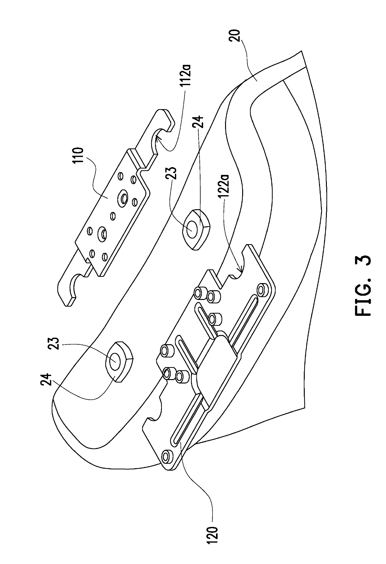 Installing bracket and electronic device assembly