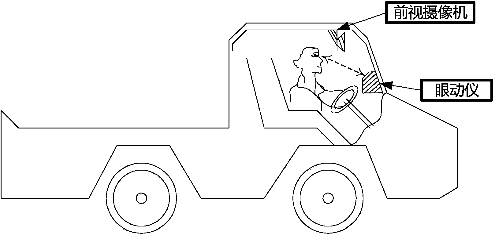 Device for detecting safety driving states of driver