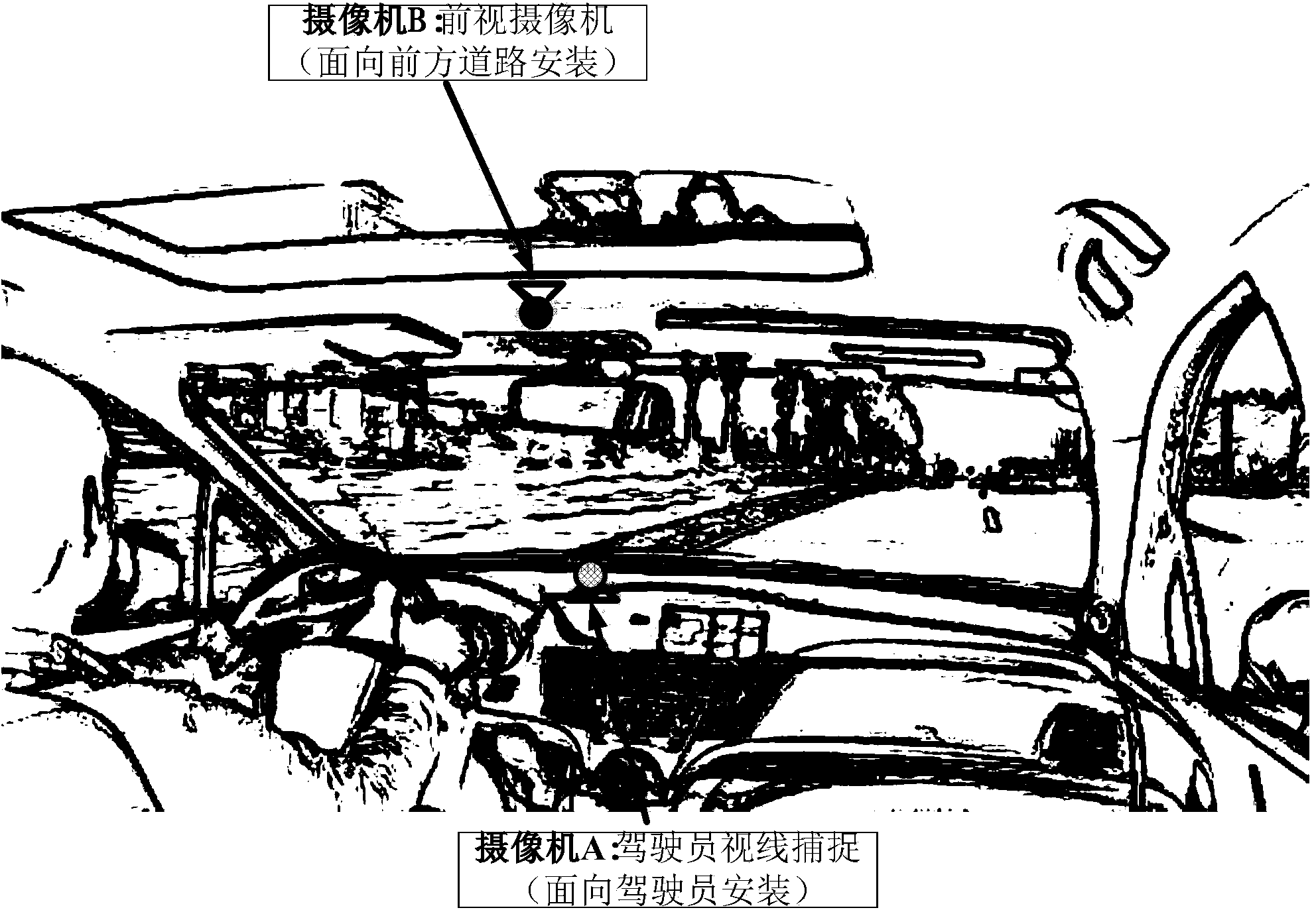 Device for detecting safety driving states of driver