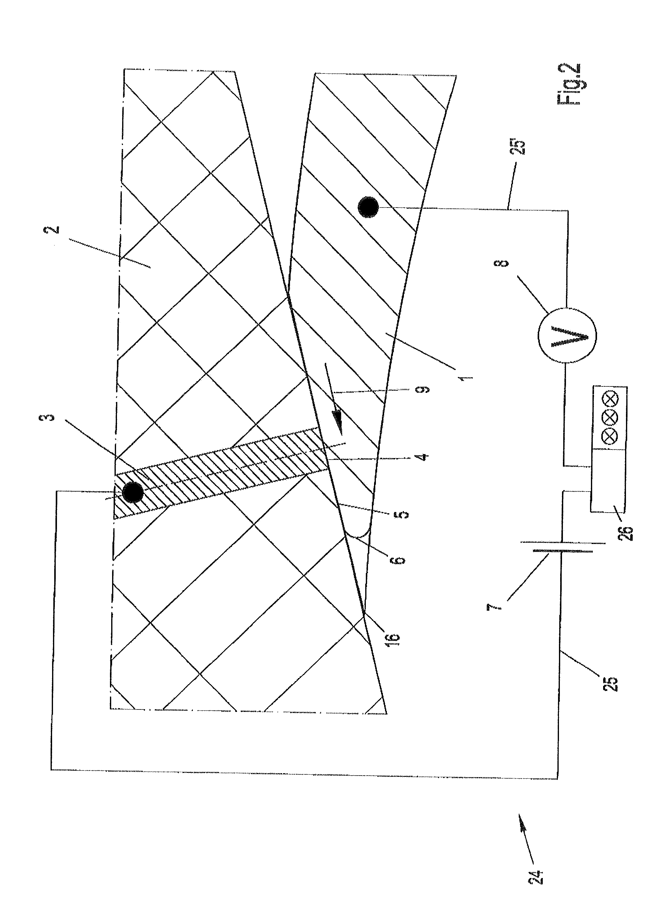 Method for determining the sharpness of cutting edges of chopper blades