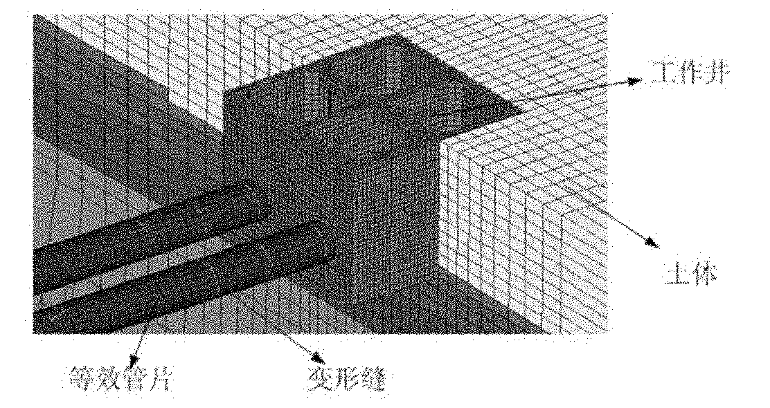 Water-conveyance tunnel simulating method based on mixed model