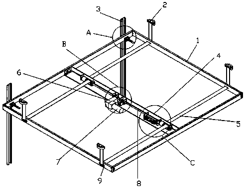 Manual-automatic integrated lifting bed structure