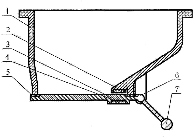 Check valve core sealed by mechanical and magnetic force