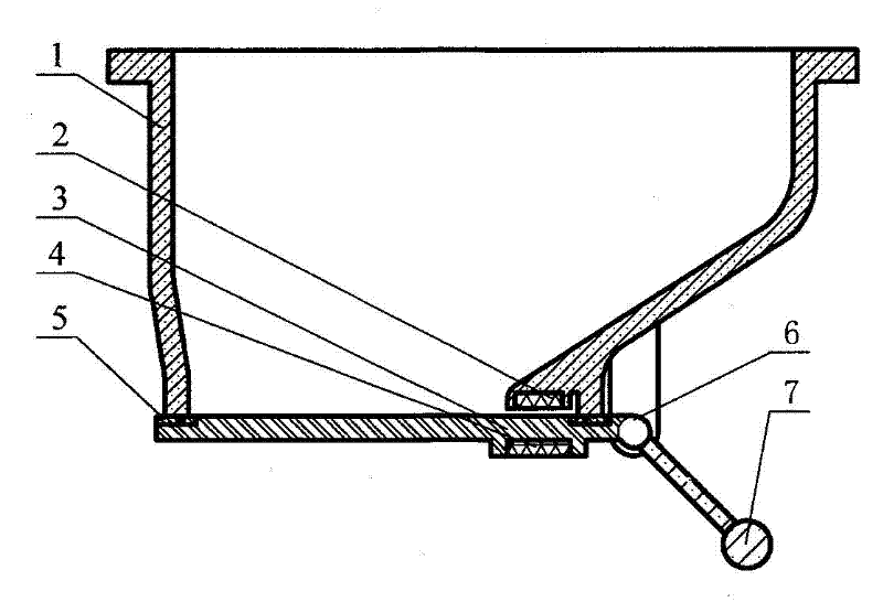 Check valve core sealed by mechanical and magnetic force