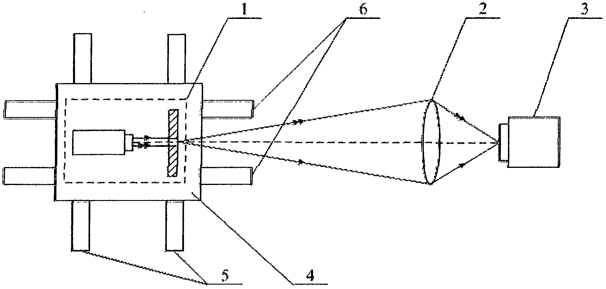 Method and device for measuring pixel pitch of image sensor based on point-target image splicing technology