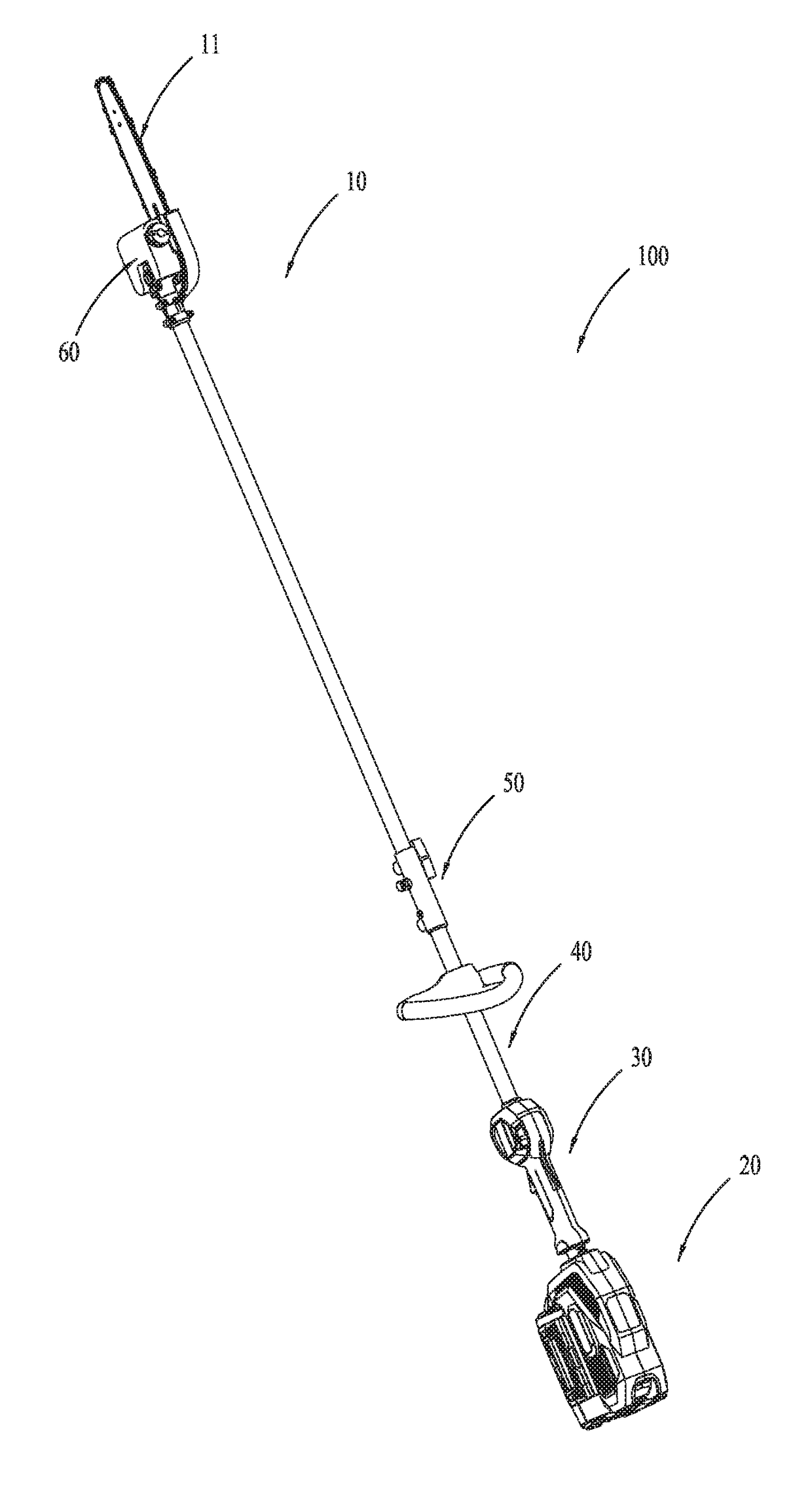 Handheld electric tool