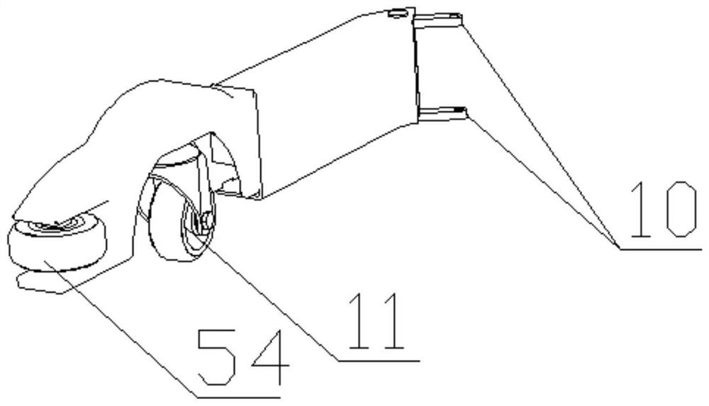 A manual tennis ball collection device