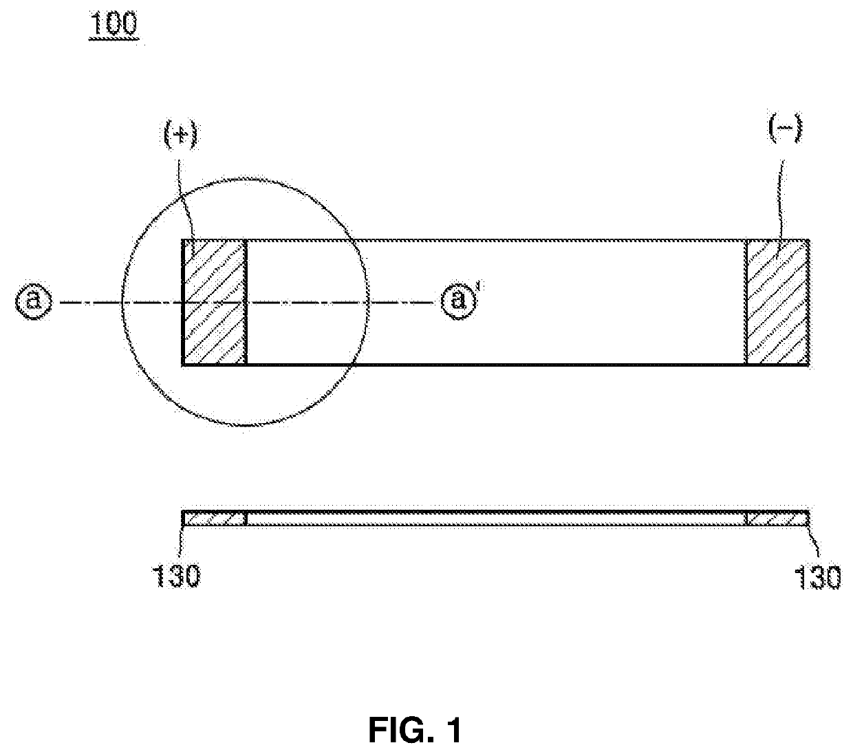 Stacked piezoelectric ceramic element