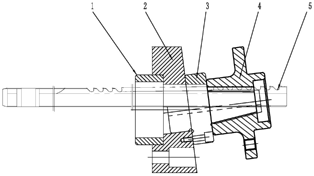 Cone keyway machining fixture