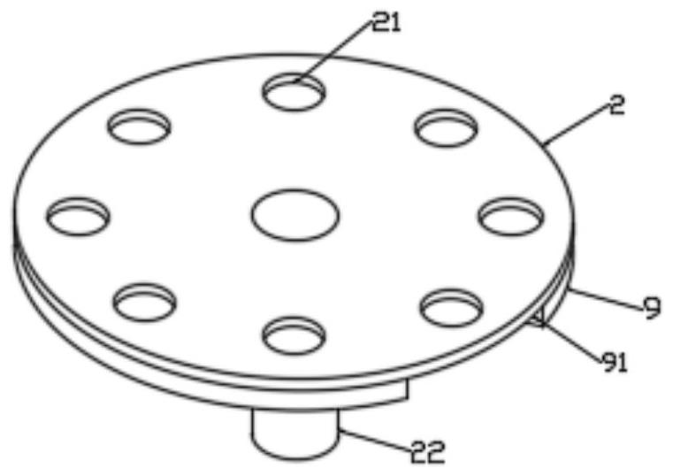 Full-automatic punching device applied to buttons