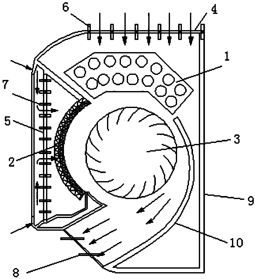 Air conditioner with air-conditioning function and purifying function