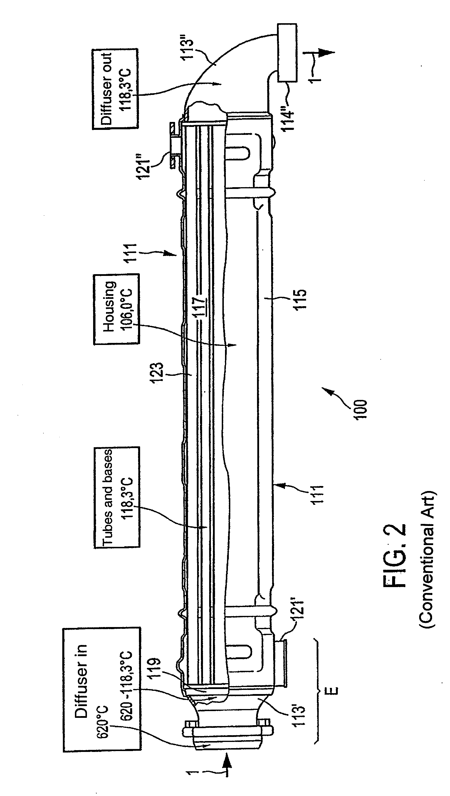 Heat exchanger, exhaust gas recirculation system, charge air supply system, and use of the heat exchanger