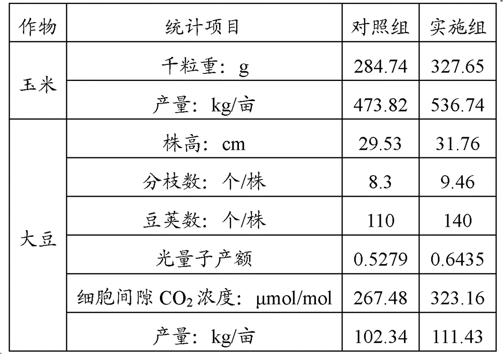 Method for corn-soybean strip type interplanting