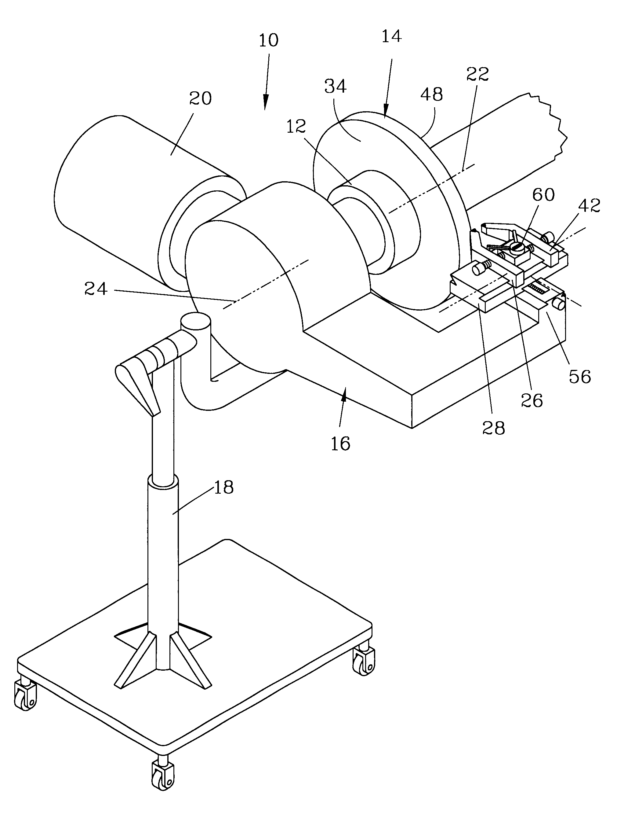 On-vehicle disk brake lathe