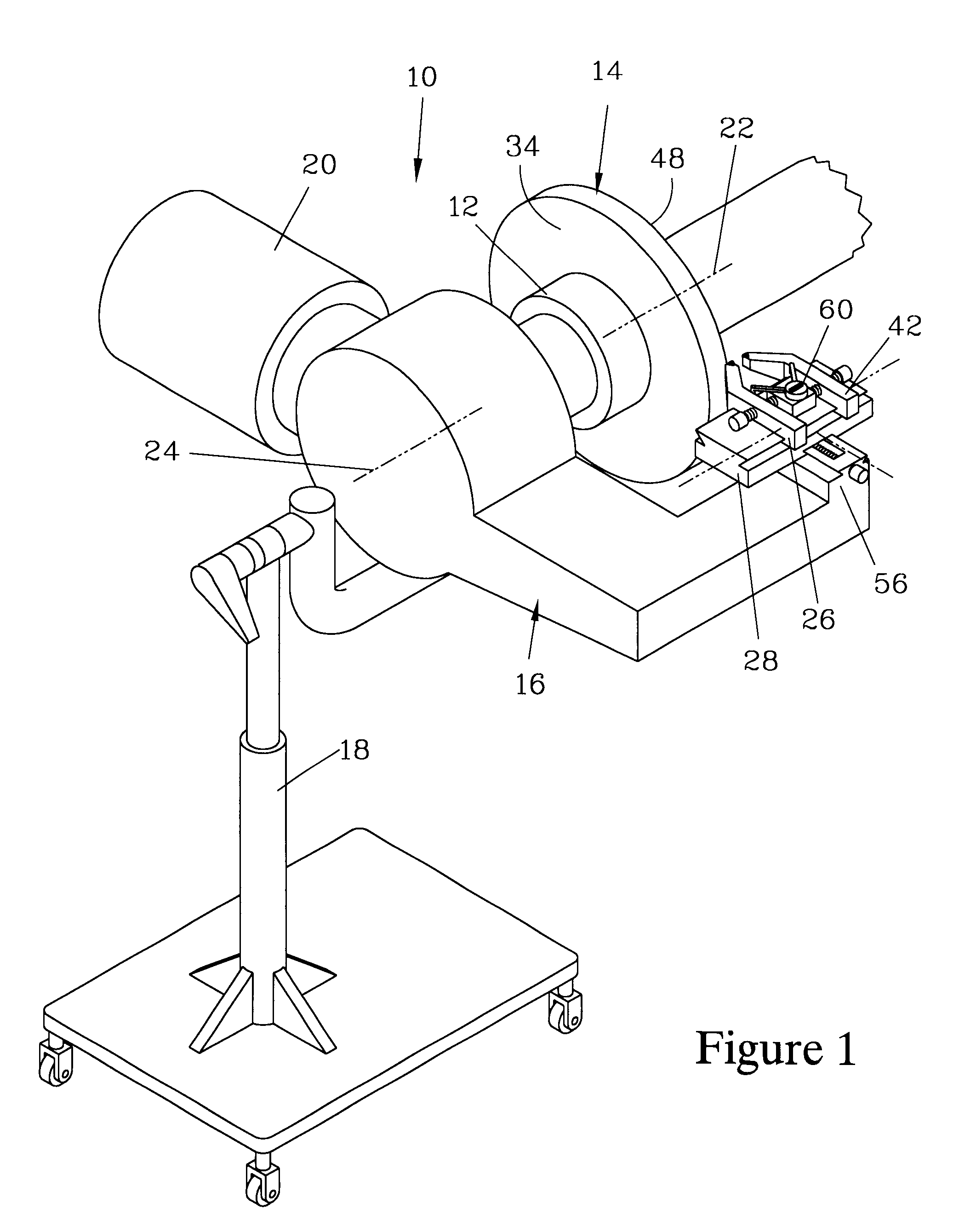 On-vehicle disk brake lathe