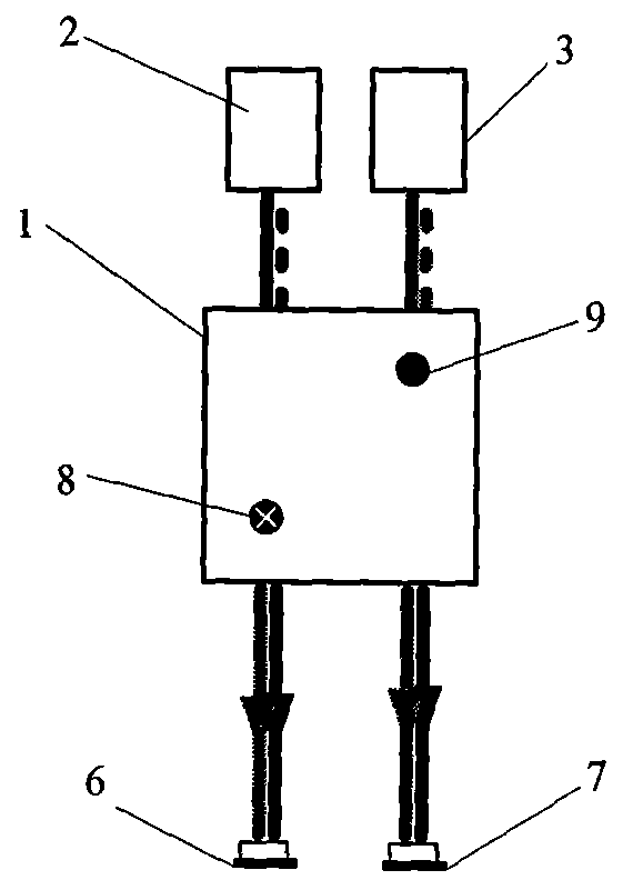 Laser heterodyne interferometry method and device for diagonal incident light based on corner cube