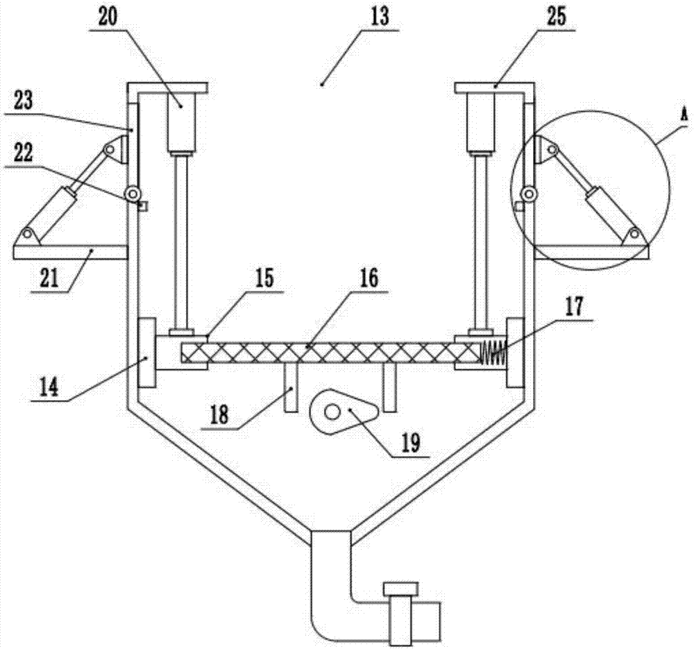 Sand screening device for construction engineering