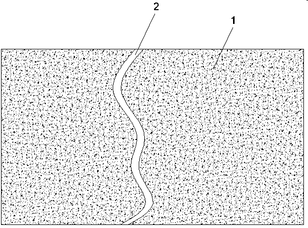 Crystal structure self-healing grouting method