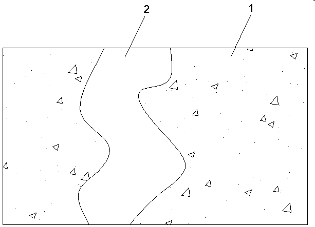 Crystal structure self-healing grouting method