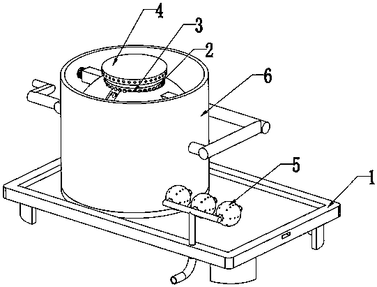 Kneading type pig tripe washing machine