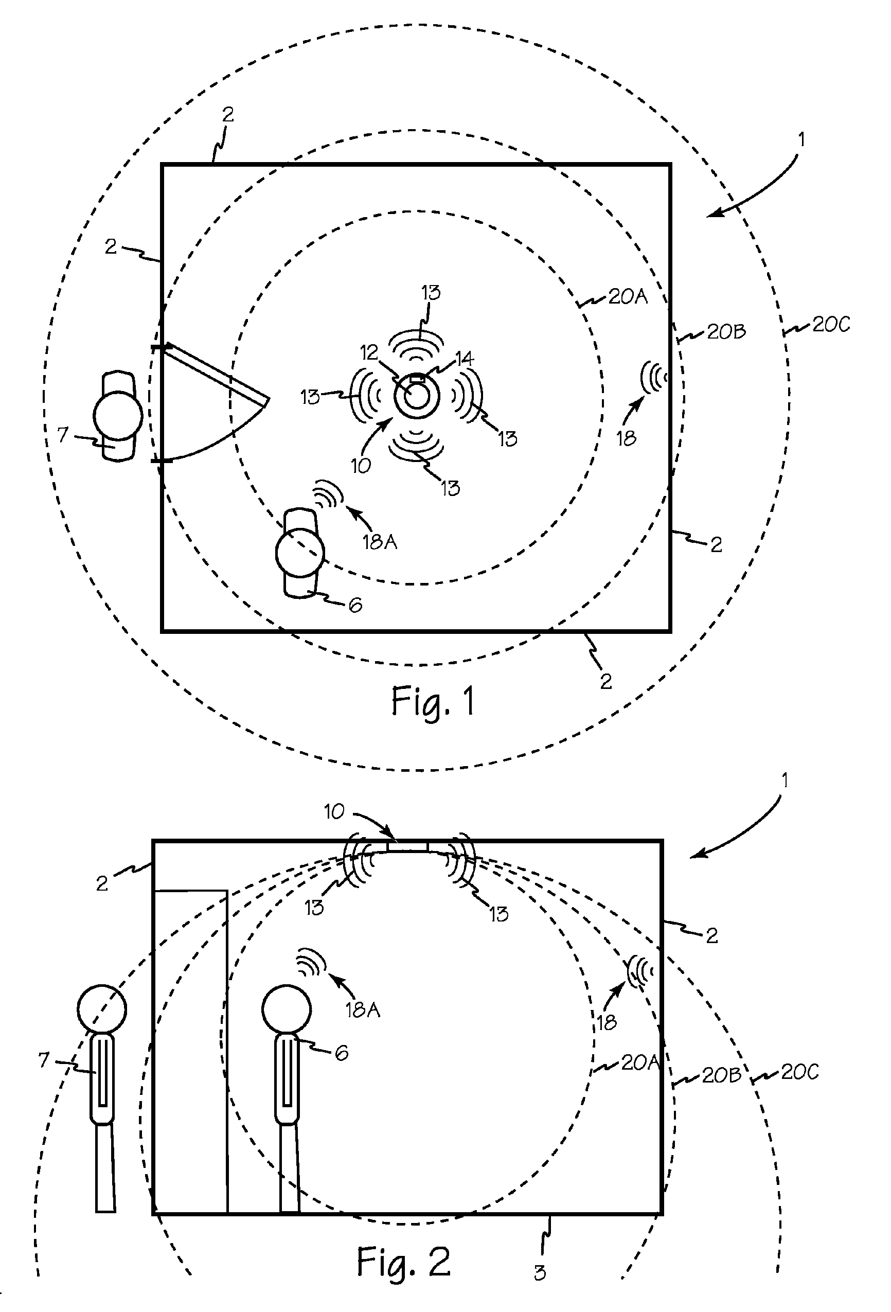 Ultrasonic sensor control system for occupancy sensing