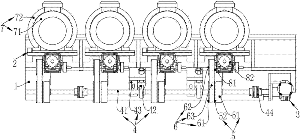 Non-synchronous drive edging cutting machine