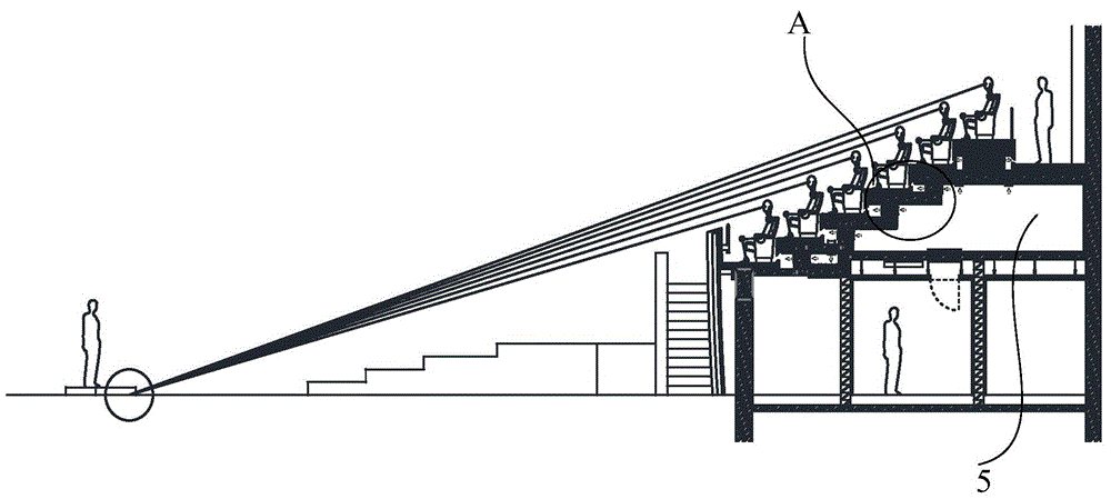 Stand air conditioner underfloor air supply structure and construction method