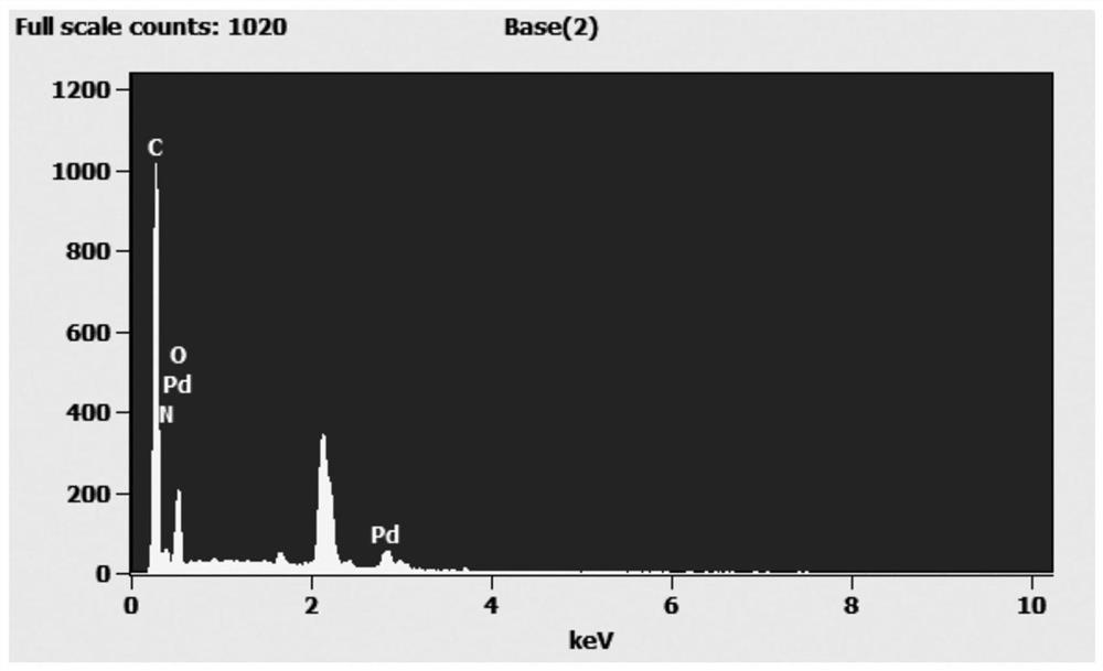 Method for preparing nano-palladium catalyst by using protein assembly