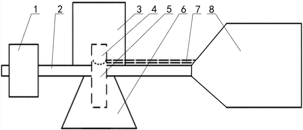 Thermal loading device and thermal loading method for variable acceleration environmental test