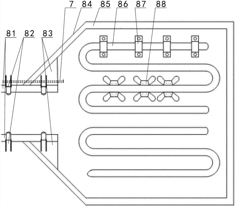 Thermal loading device and thermal loading method for variable acceleration environmental test