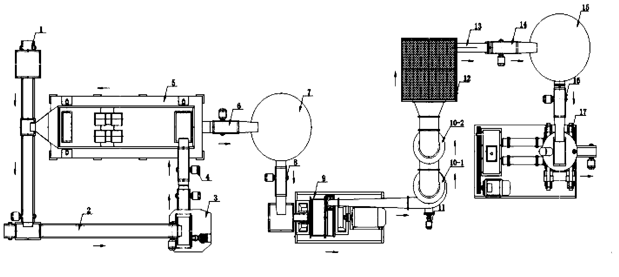 Industrial automation production equipment and production method used for lignite fine-drying and quality-improving moulding