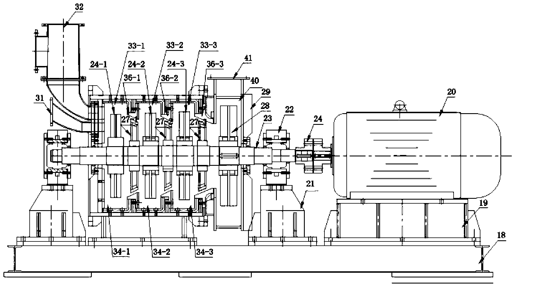 Industrial automation production equipment and production method used for lignite fine-drying and quality-improving moulding