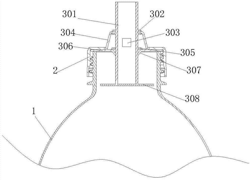 Automatically opening and closing leakage-proof nozzle cap