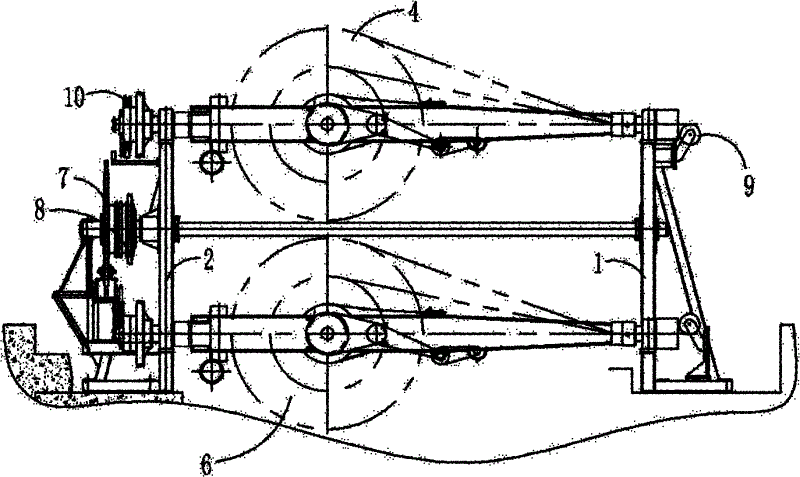 Centralized rotary creel stand