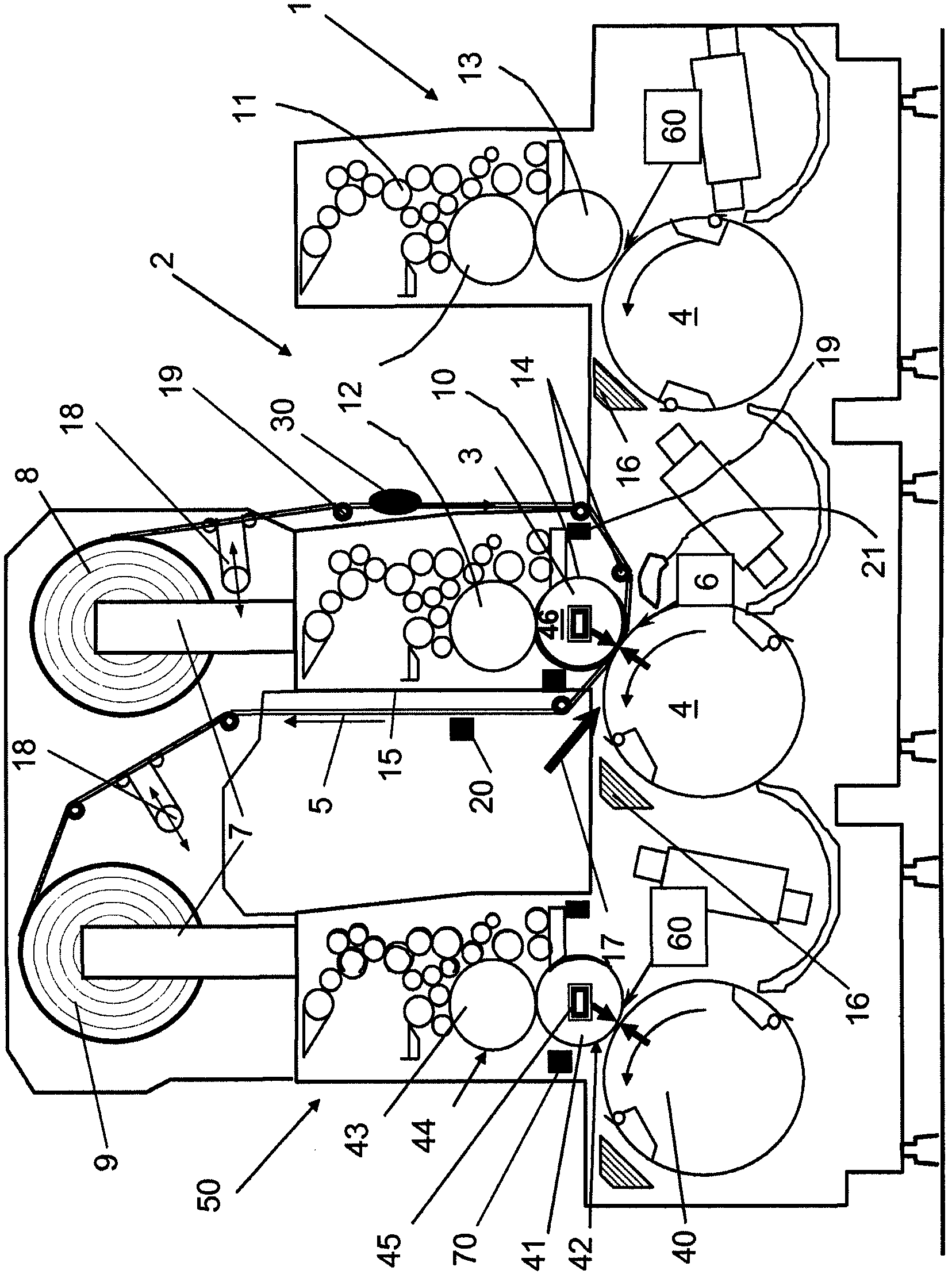 Device for cold foil embossing