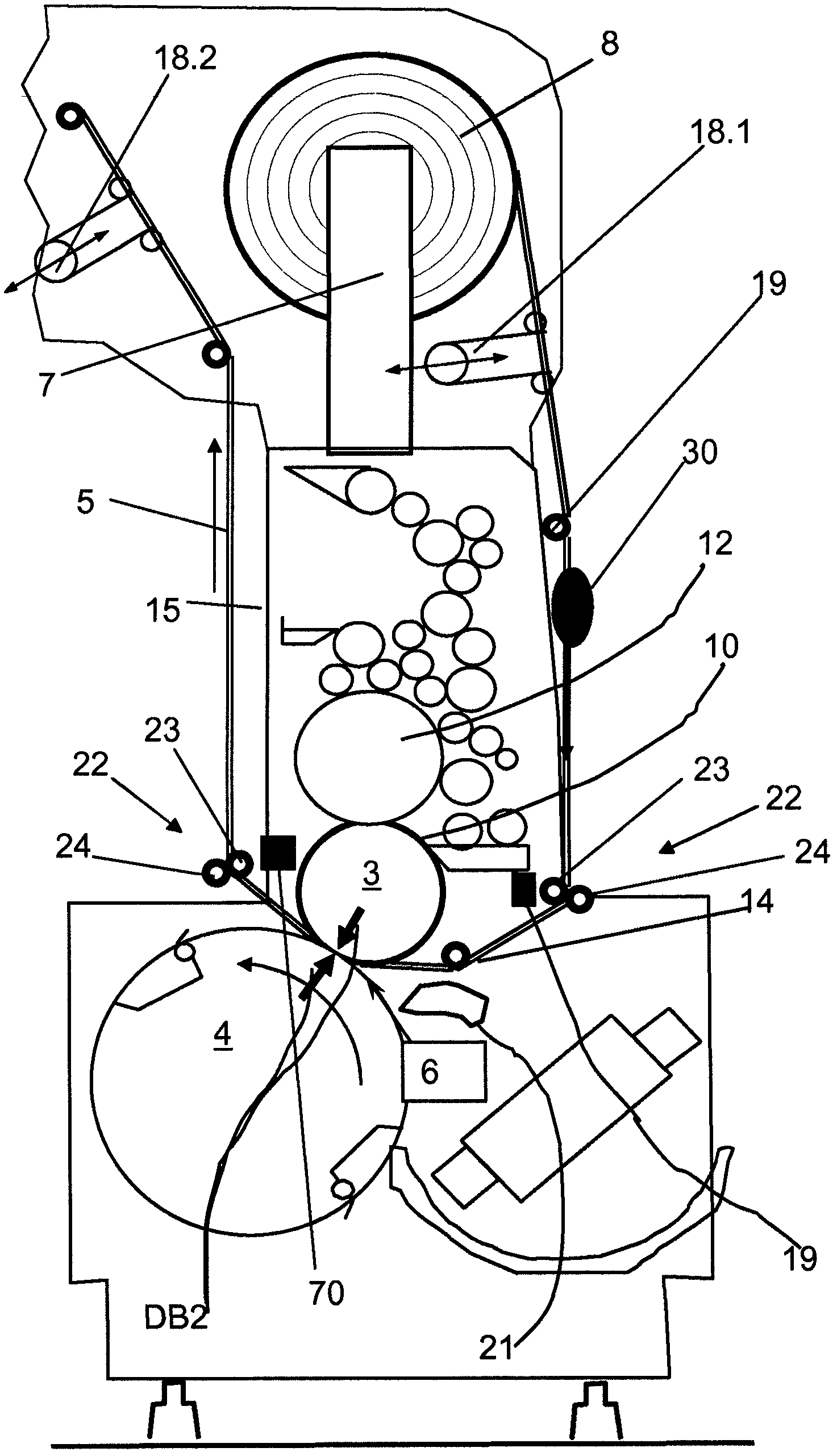 Device for cold foil embossing