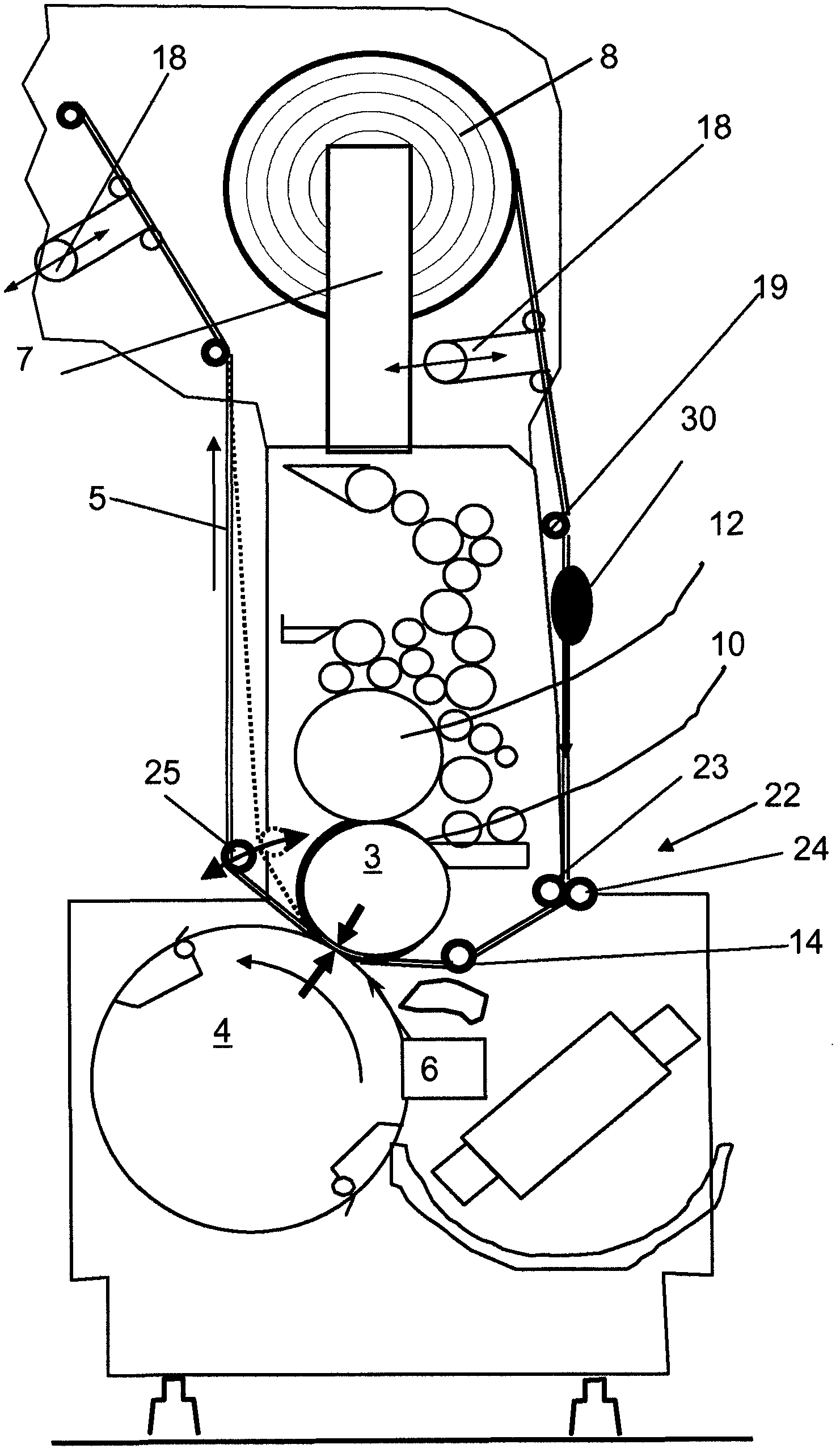 Device for cold foil embossing