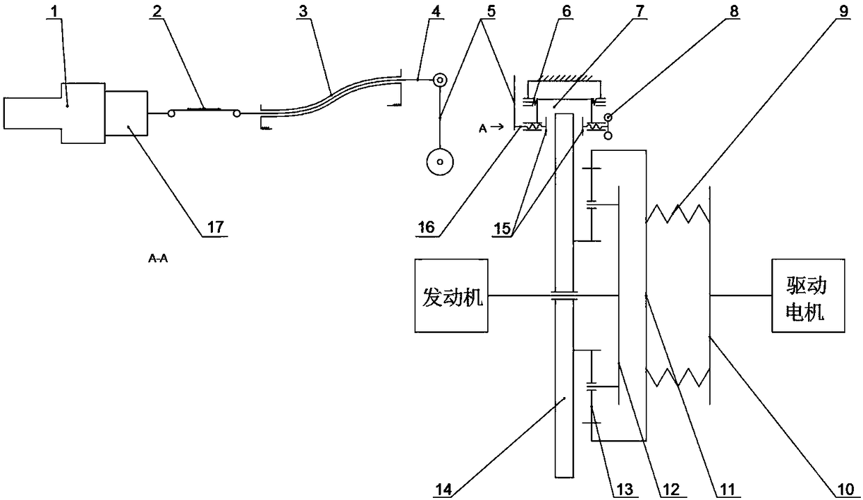 Hybrid power car electric speedup clutch and control method thereof