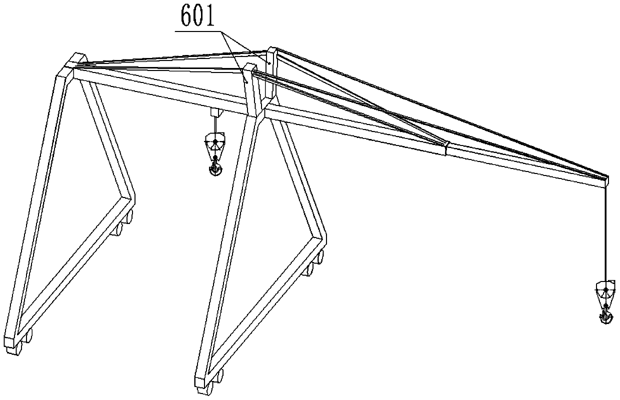 Lifting device, fire fighting device and mechanical equipment thereof